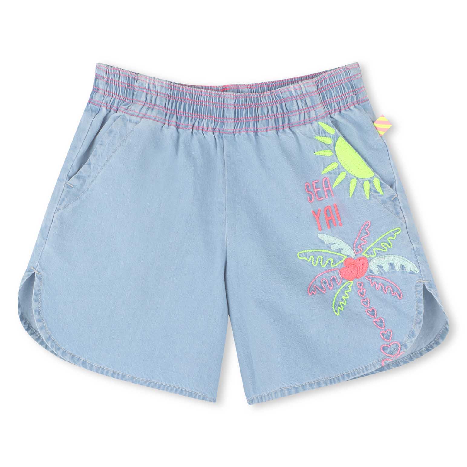 Billieblush Light Denim Shorts 3-6Y